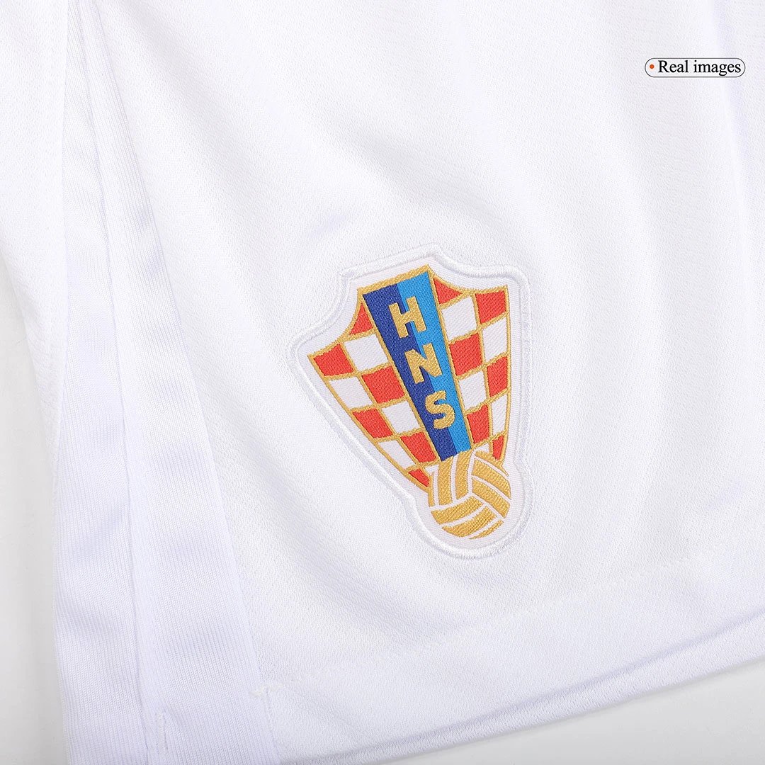 Croatia Home Soccer Shorts 2024 — photo 6
