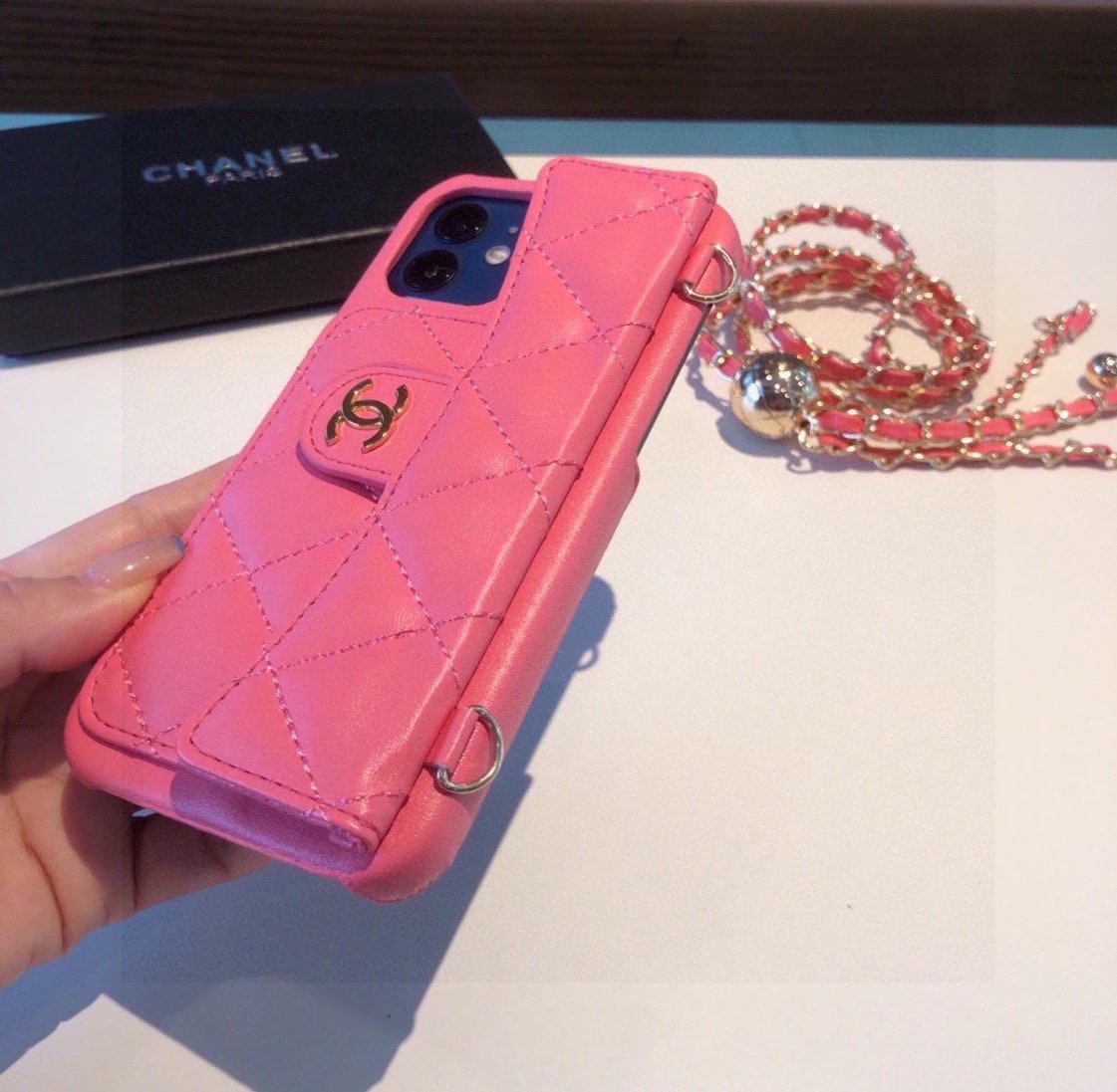 Chanel Strap Phone Case Ver.A — QC