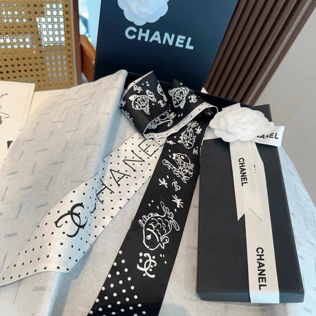 Chanel Silk Hair Ribbon Ver.H — Zdjęcie 6