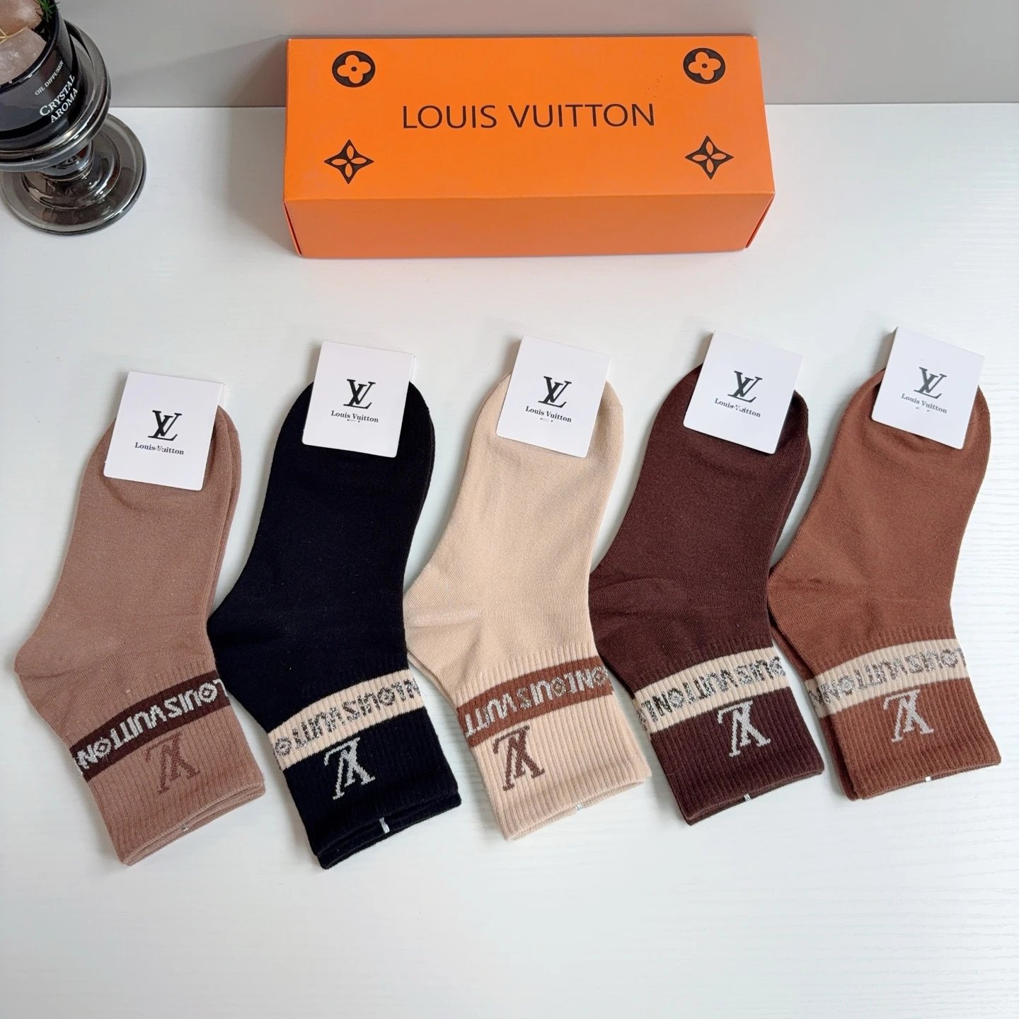 Louis Vuitton Crew Cotton Socks Ver.B — photo 3