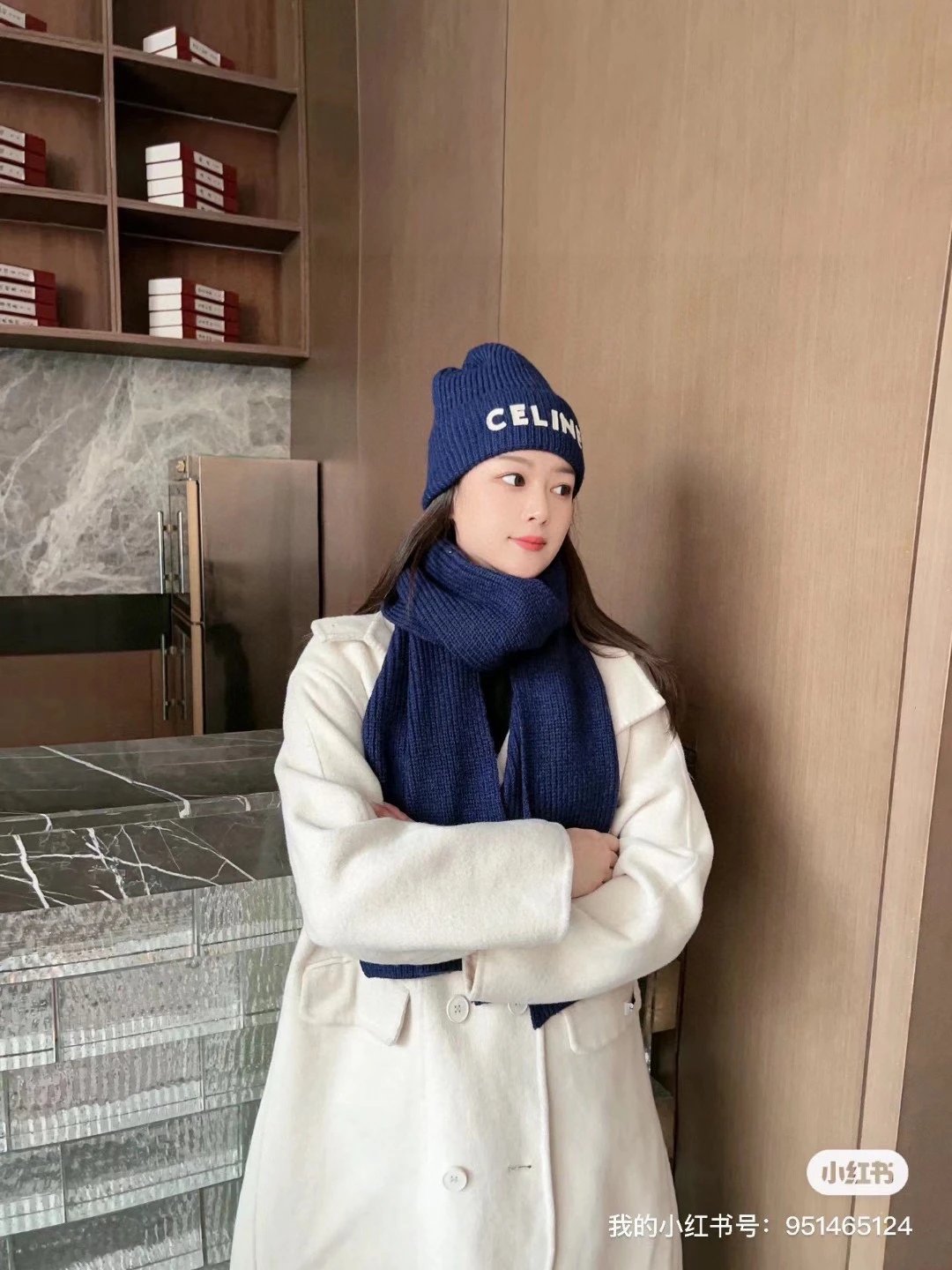 Celine Scarf & Hat Set Ver.H — Zdjęcie 3