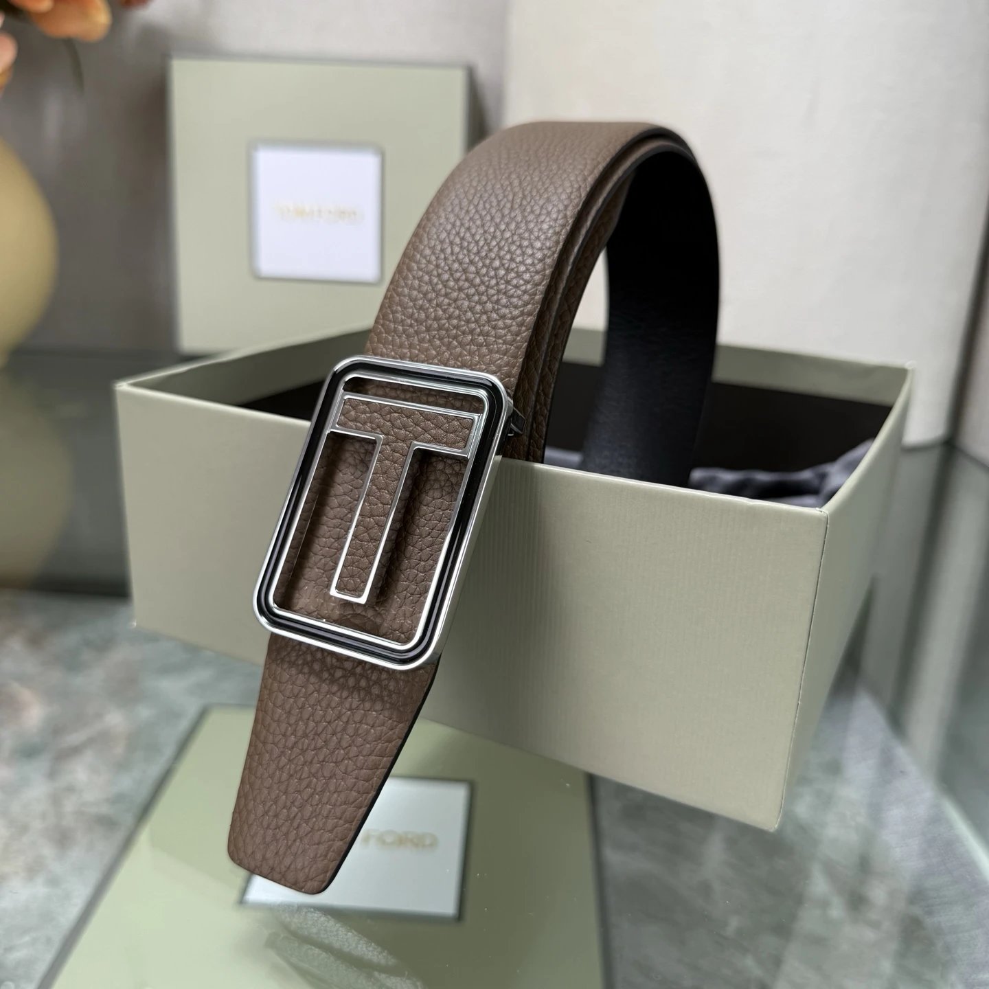 Tom Ford Leather Reversible Belt Ver.I — photo 8