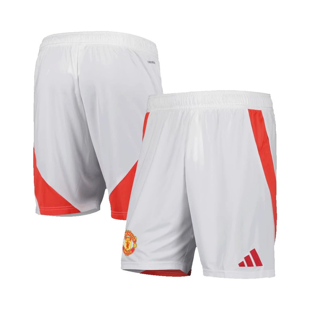 Manchester United 2024 Home Soccer Shorts 25 — Photo 3