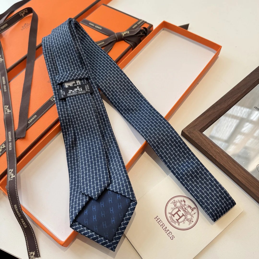 Hermes Silk Tie Ver.P — Photo 5