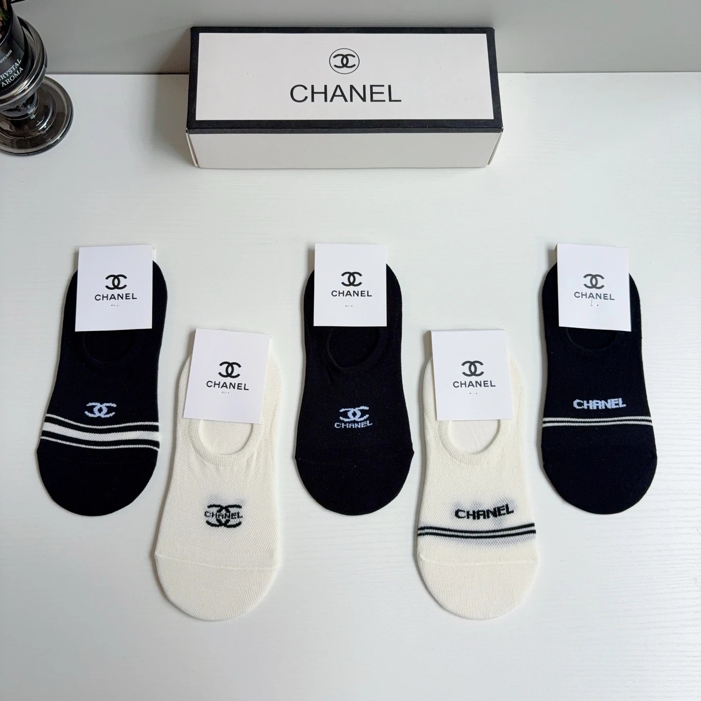 Chanel No-Show Socks Ver.C — QC