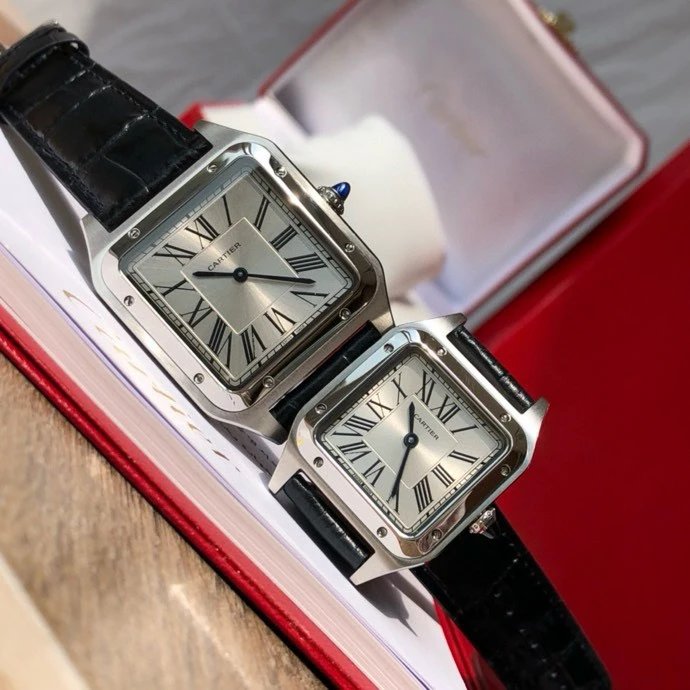 Cartier Santos Automatic Couple Watch 38mm — Zdjęcie 8