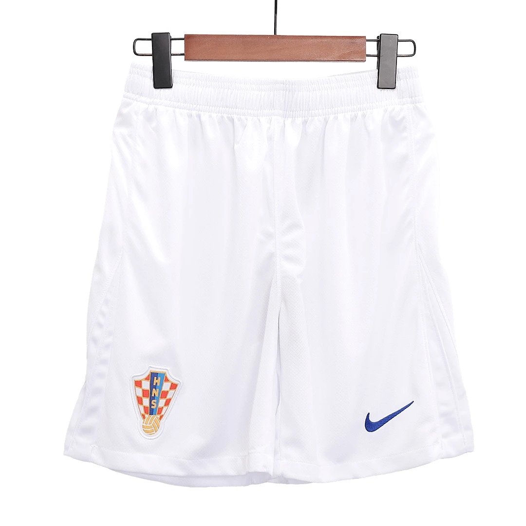 Croatia Home Soccer Shorts 2024 — photo 3