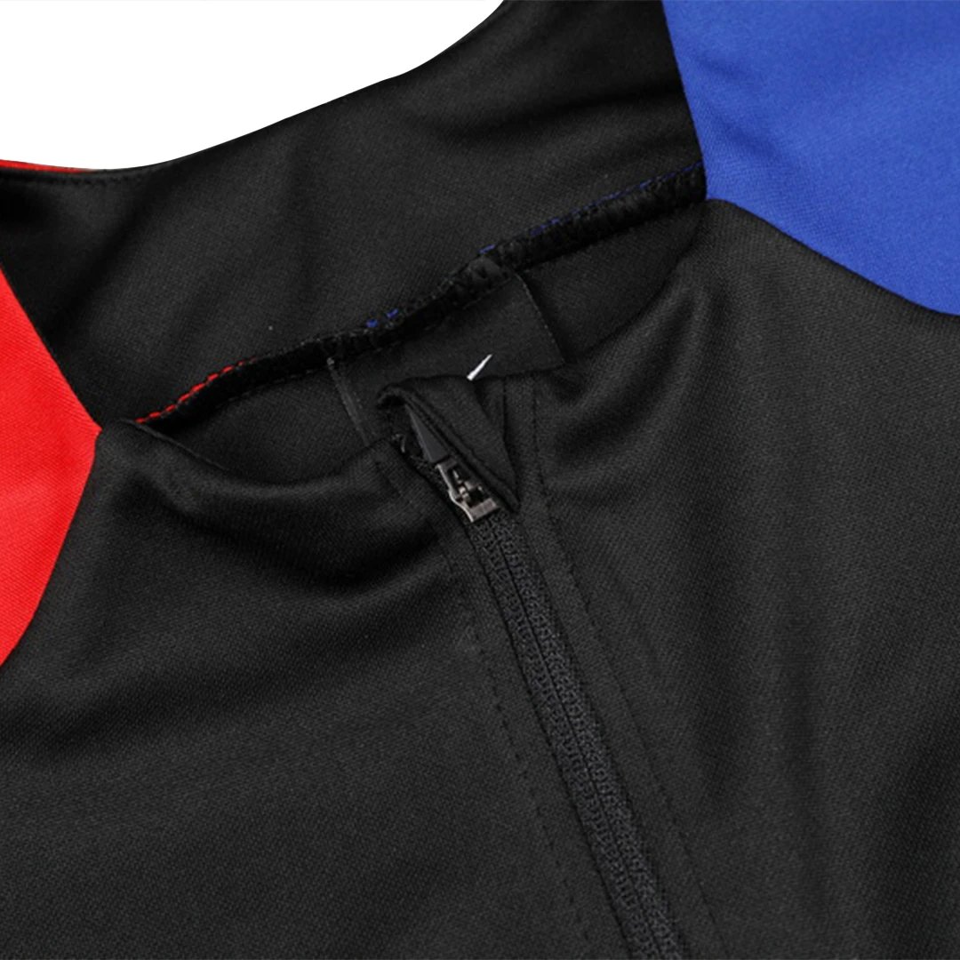 Barcelona 1 4 Zip Tracksuit 2024 25 Black — photo 5