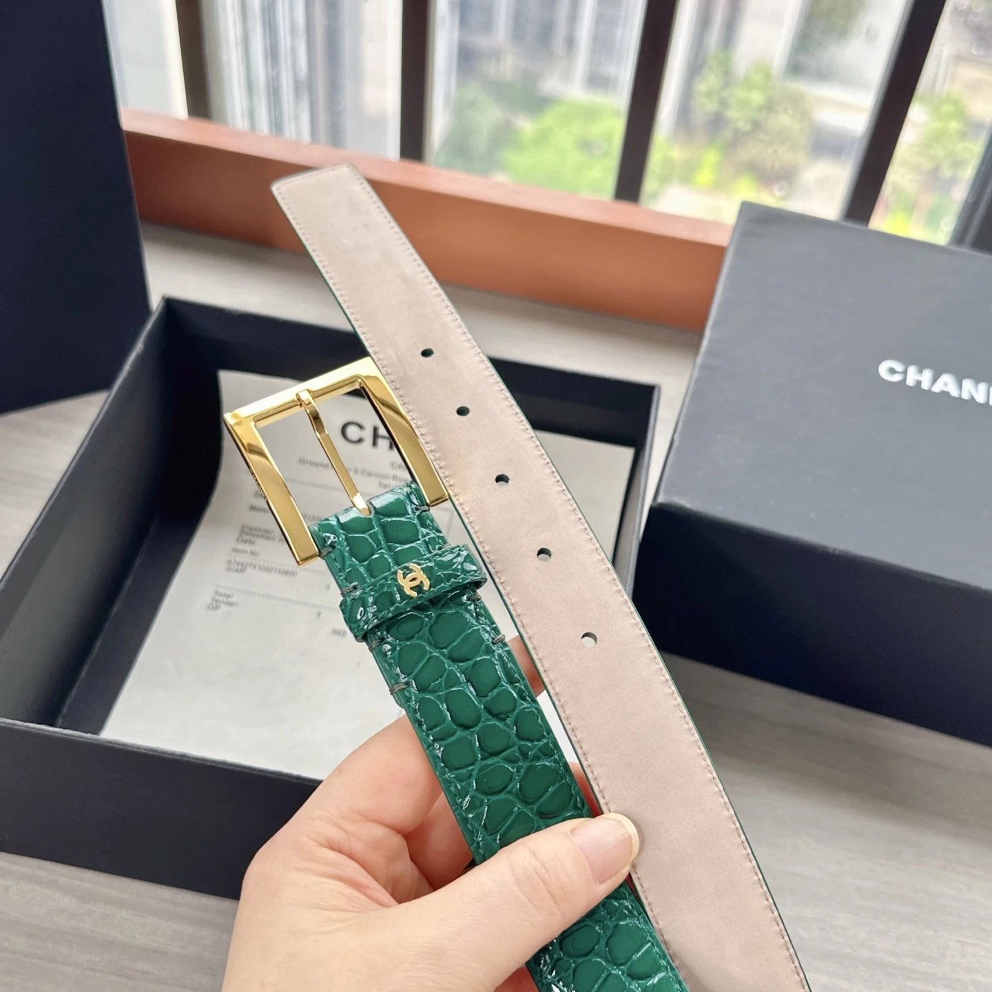 Chanel Leather Reversible Belt Ver.C — photo 6