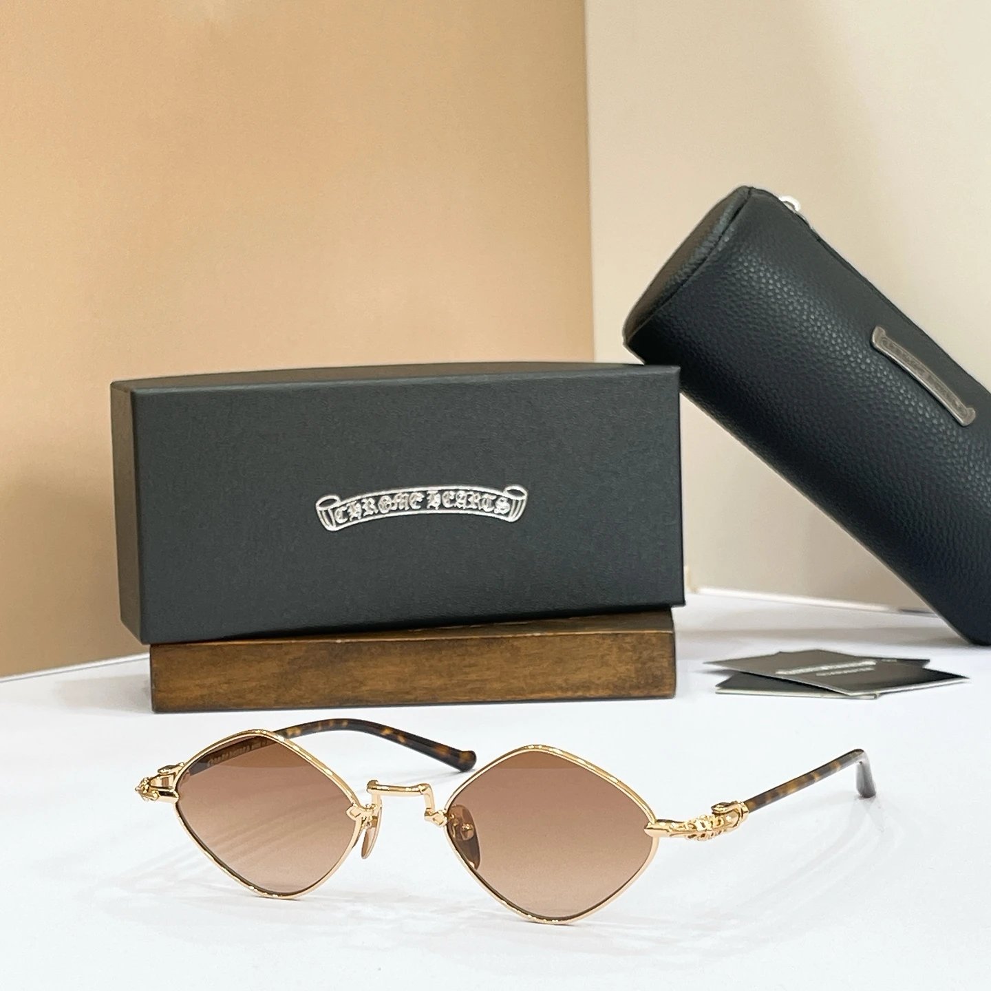 Chrome Hearts DIAMOND DOG Sunglasses 50-22-145 Ver.B — Zdjęcie 3