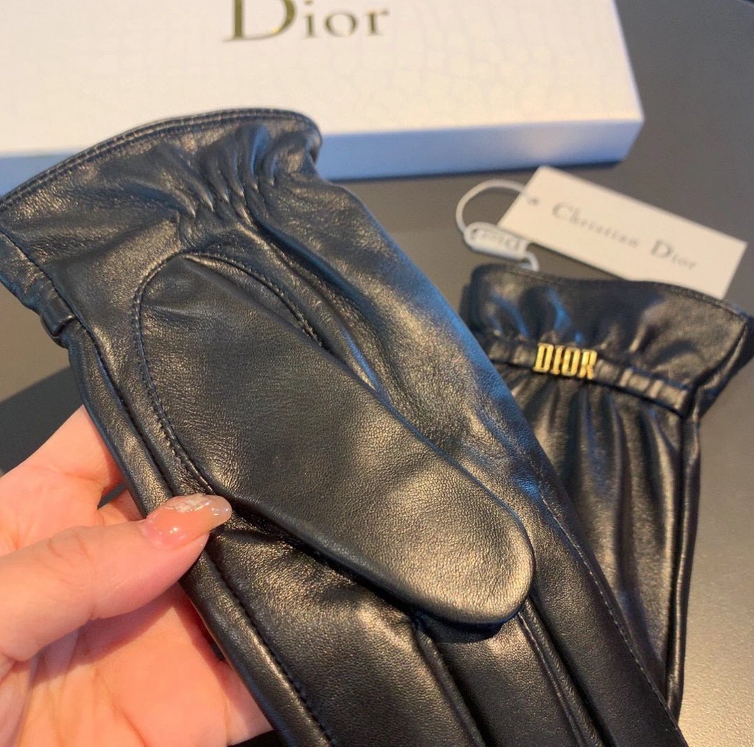 Dior Lambskin Cashmere Gloves Ver.D — Photo 7