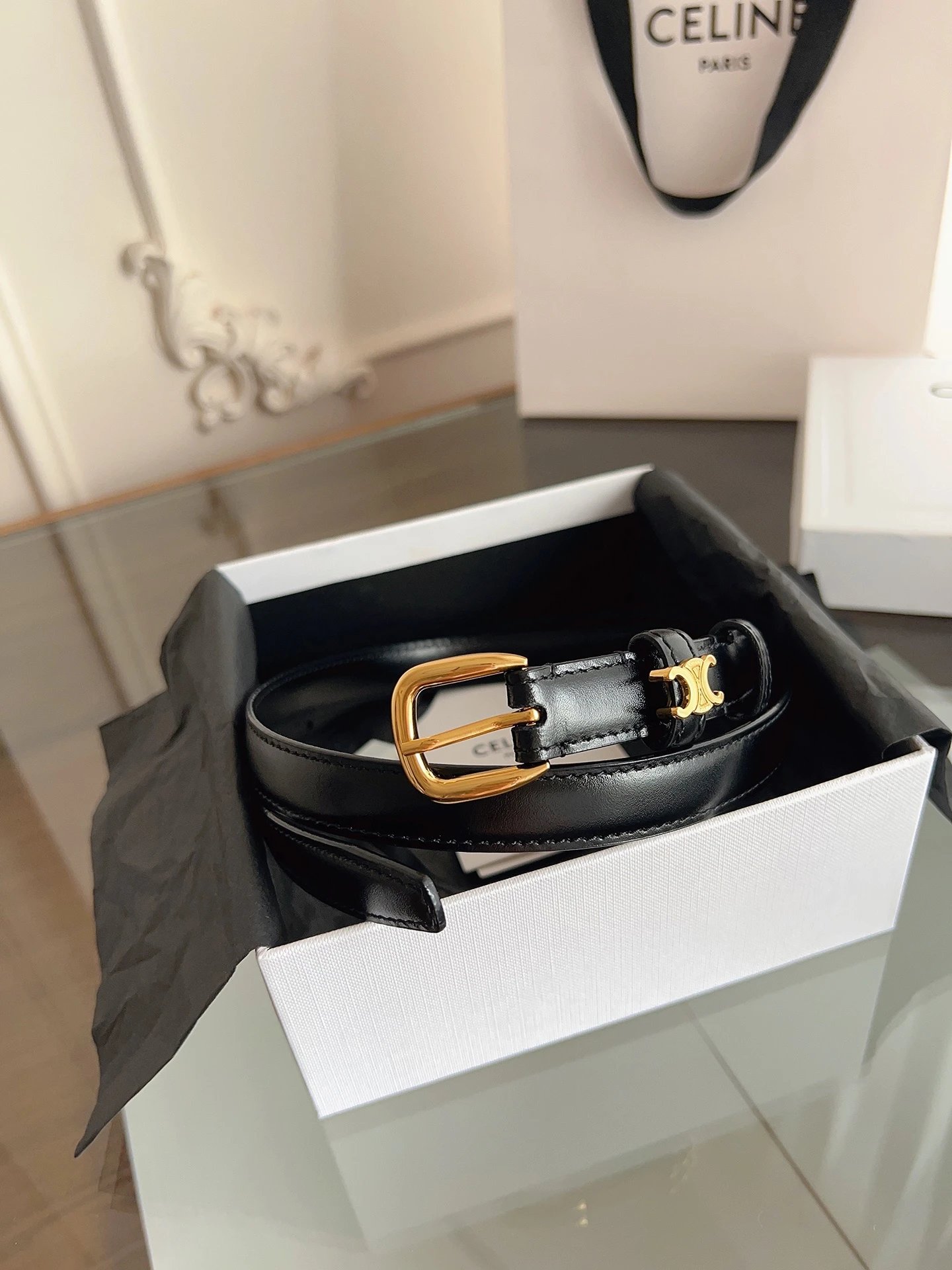 Celine Leather Belt Ver.E — Photo 2