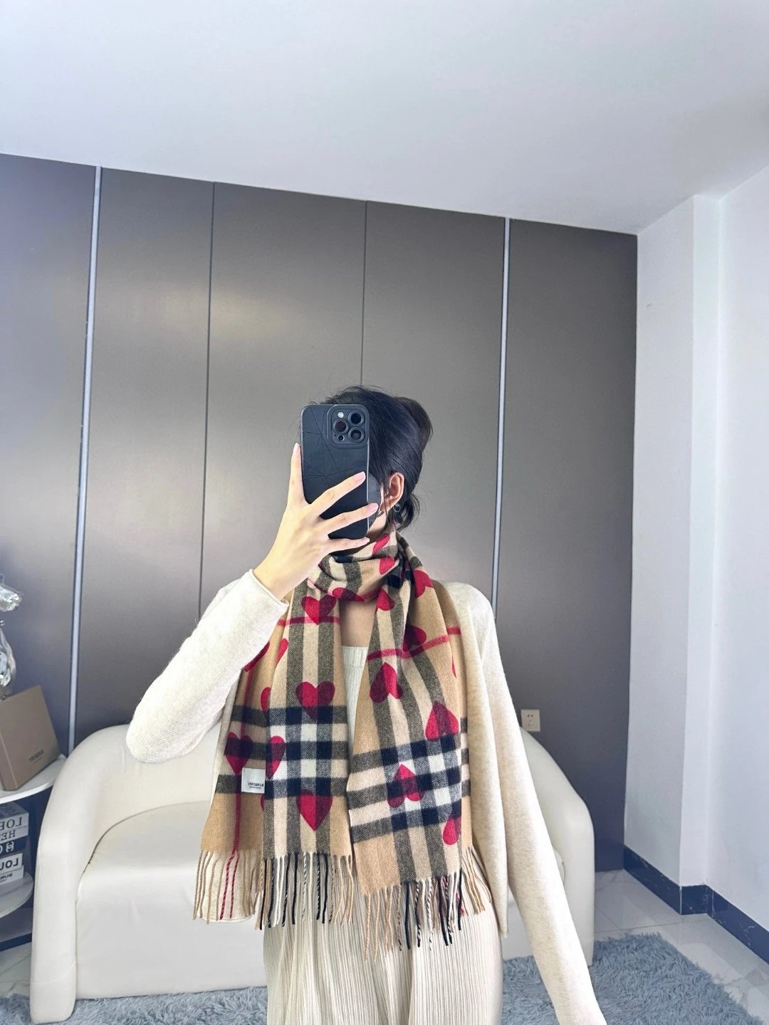 Burberry Cashmere Scarf Ver.A — QC