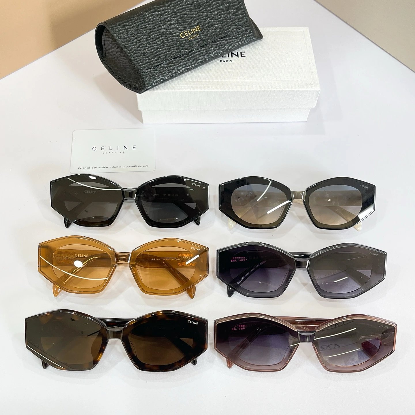 Celine CL2154U Sunglasses 52-20-145 — QC
