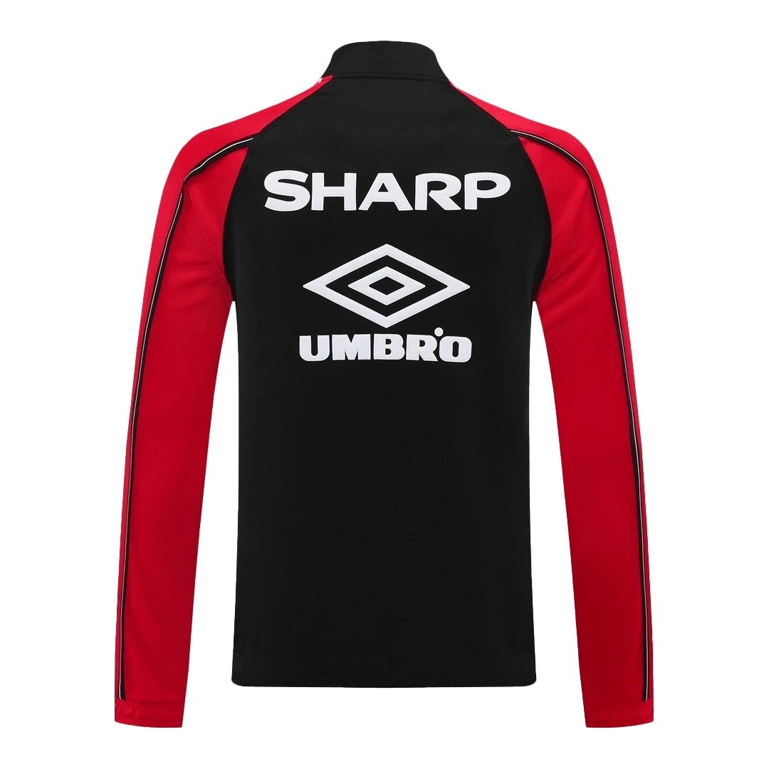 Manchester United Track Jacket 2025 26 Red Black — photo 3