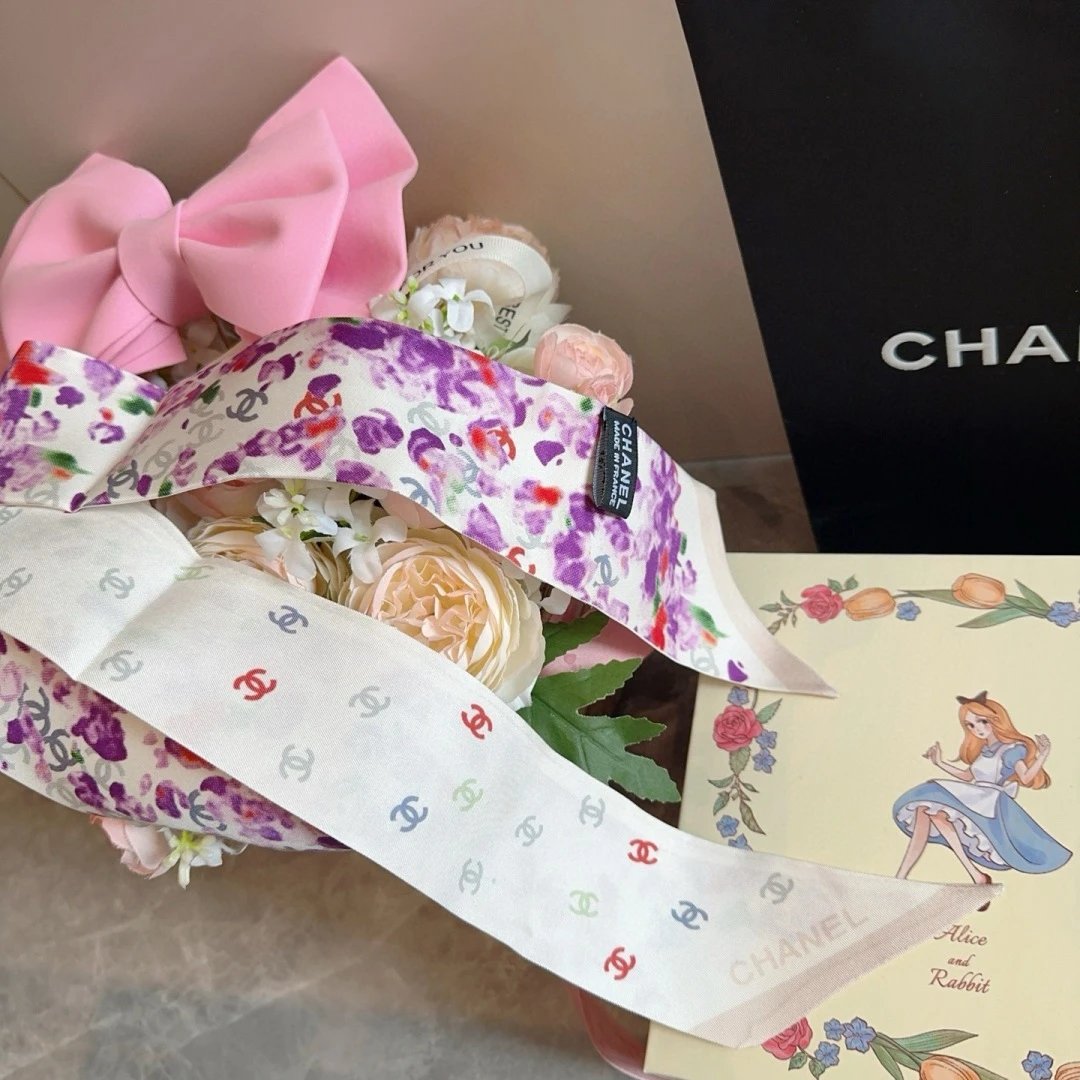 Chanel Silk Hair Ribbon Ver.A — QC