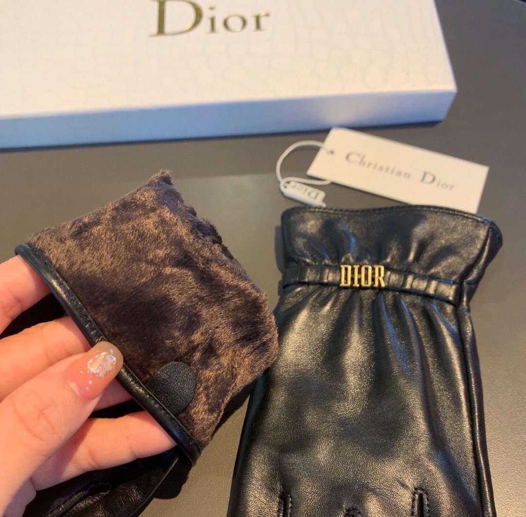 Dior Lambskin Cashmere Gloves Ver.D — Photo 6