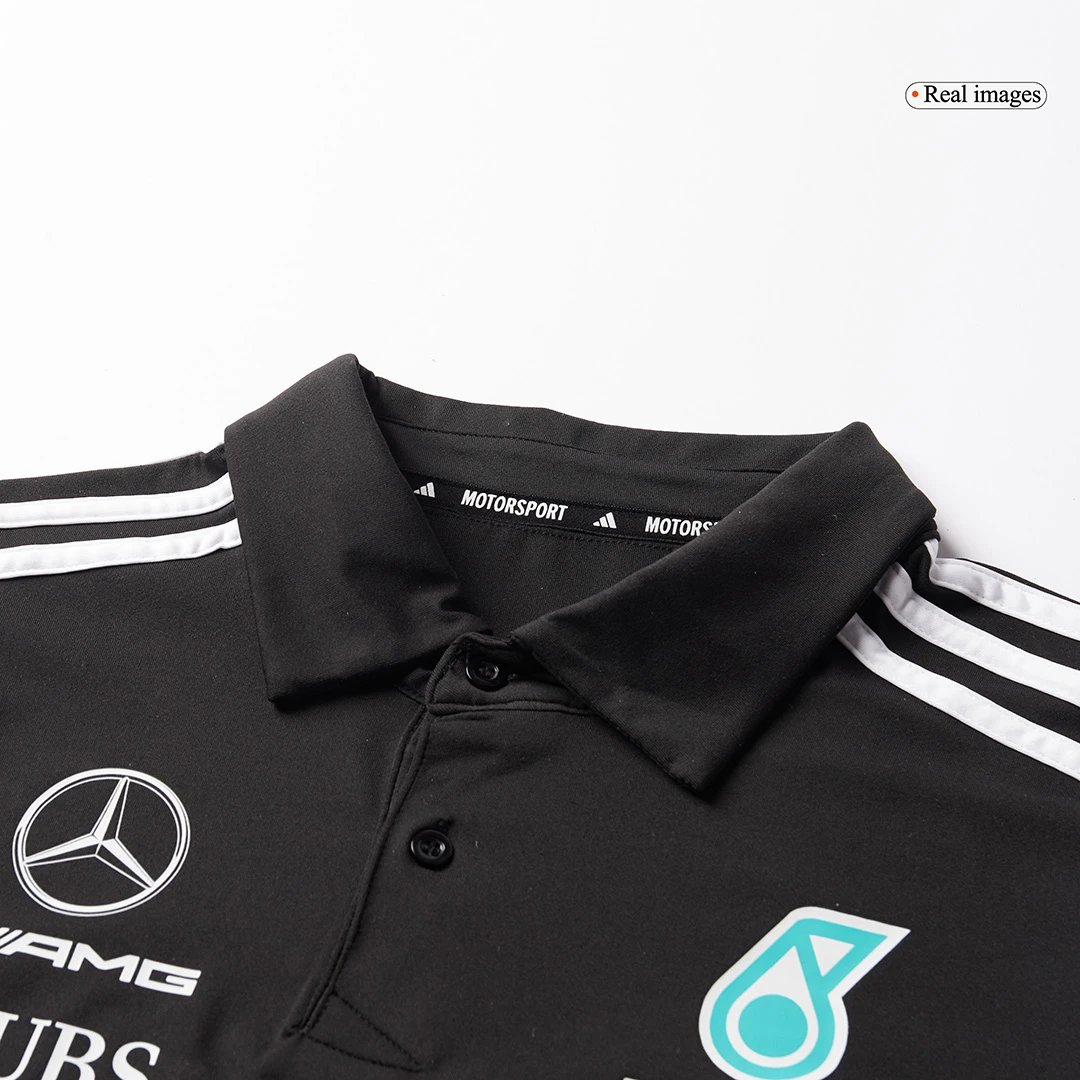 Mercedes AMG Petronas F1 2025 Team Polo Black — photo 7