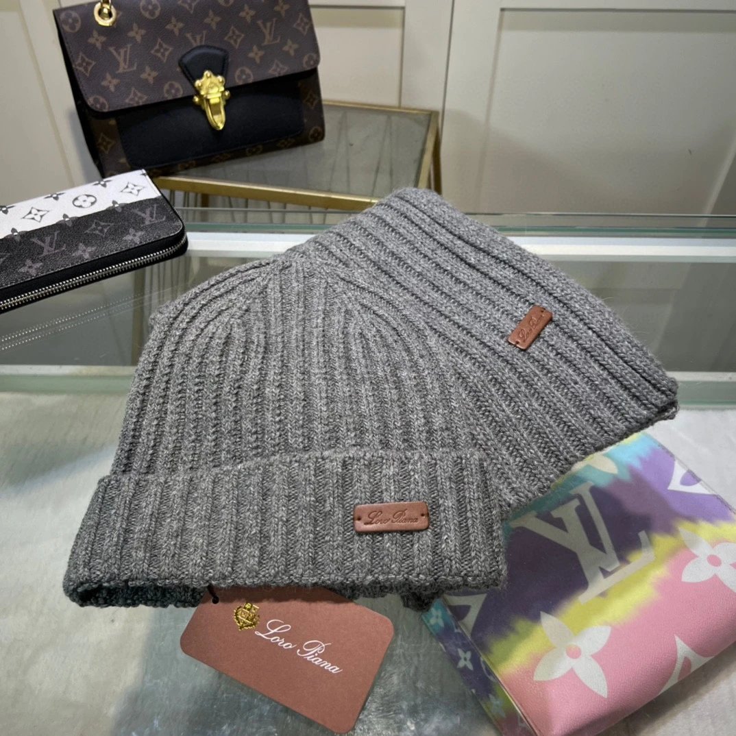Loro Piana Scarf & Hat Set Ver.D — Zdjęcie 6