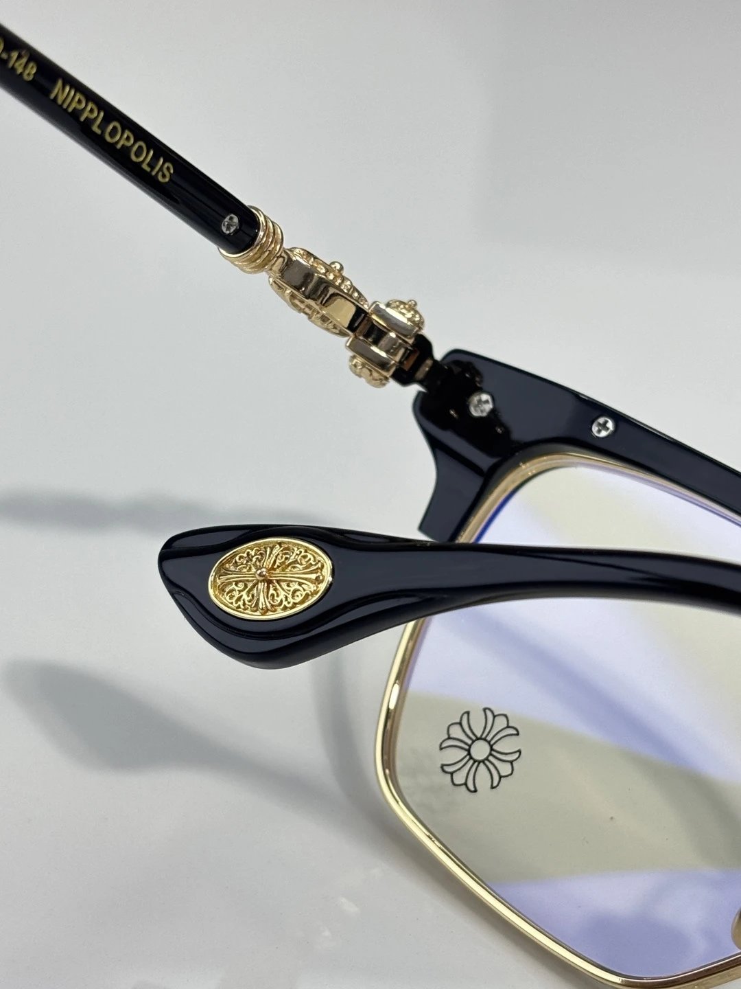 Chrome Hearts NIPPLOPOLIS Sunglasses 53-19-148 — QC