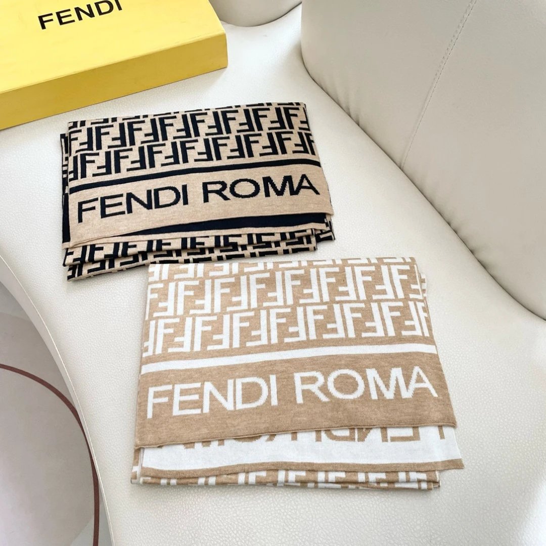 Fendi Cashmere Scarf Ver.J — QC