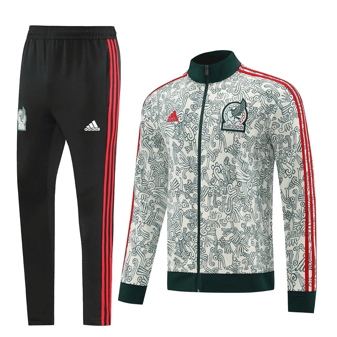 Mexico Jacket Tracksuit 2022 Cream Black — photo 2
