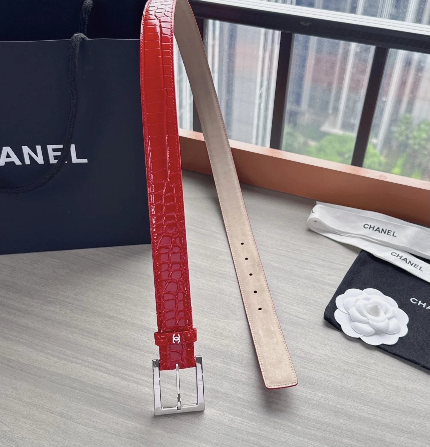 Chanel Leather Reversible Belt Ver.G — photo 2