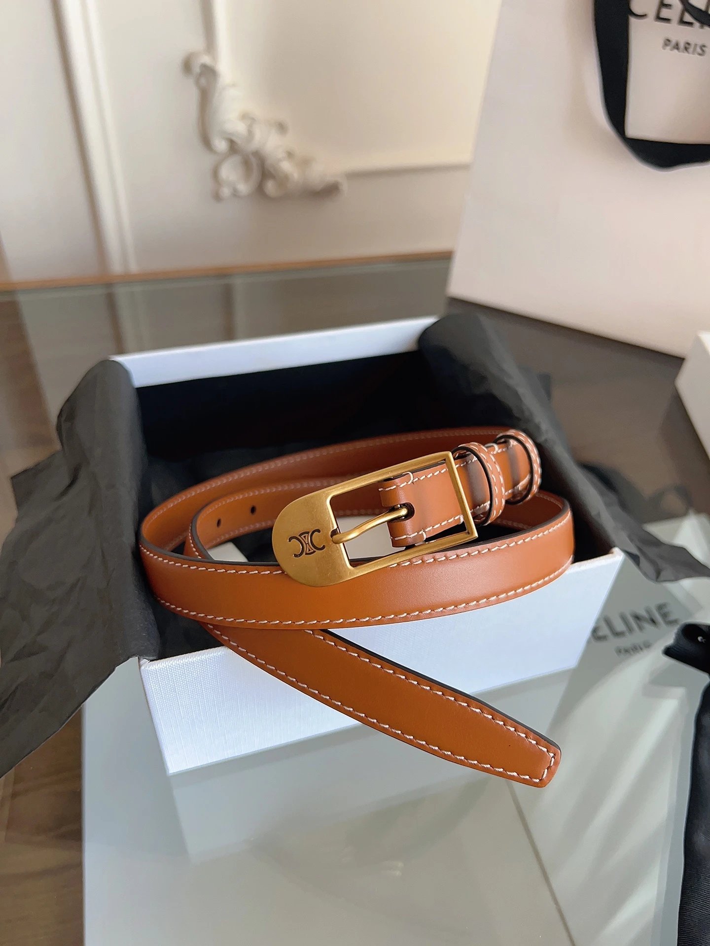 Celine Leather Belt Ver.D — photo 2