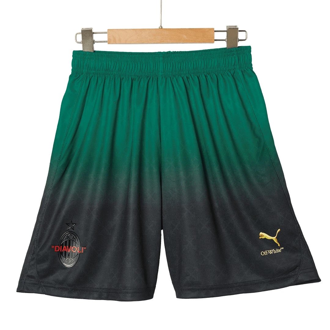 AC Milan Fourth Away Soccer Shorts 2024 25 — photo 4