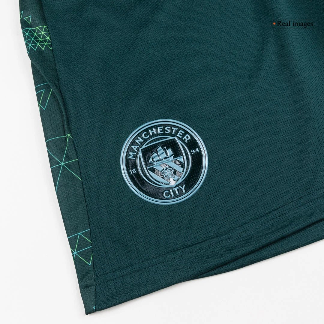 Manchester City Fourth Away Soccer Shorts 2025 26 — photo 5