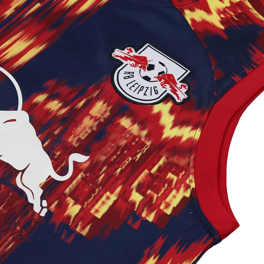 RB Leipzig 2023 Pre Match Sleeveless Top 24 Red Blue Jersey — QC