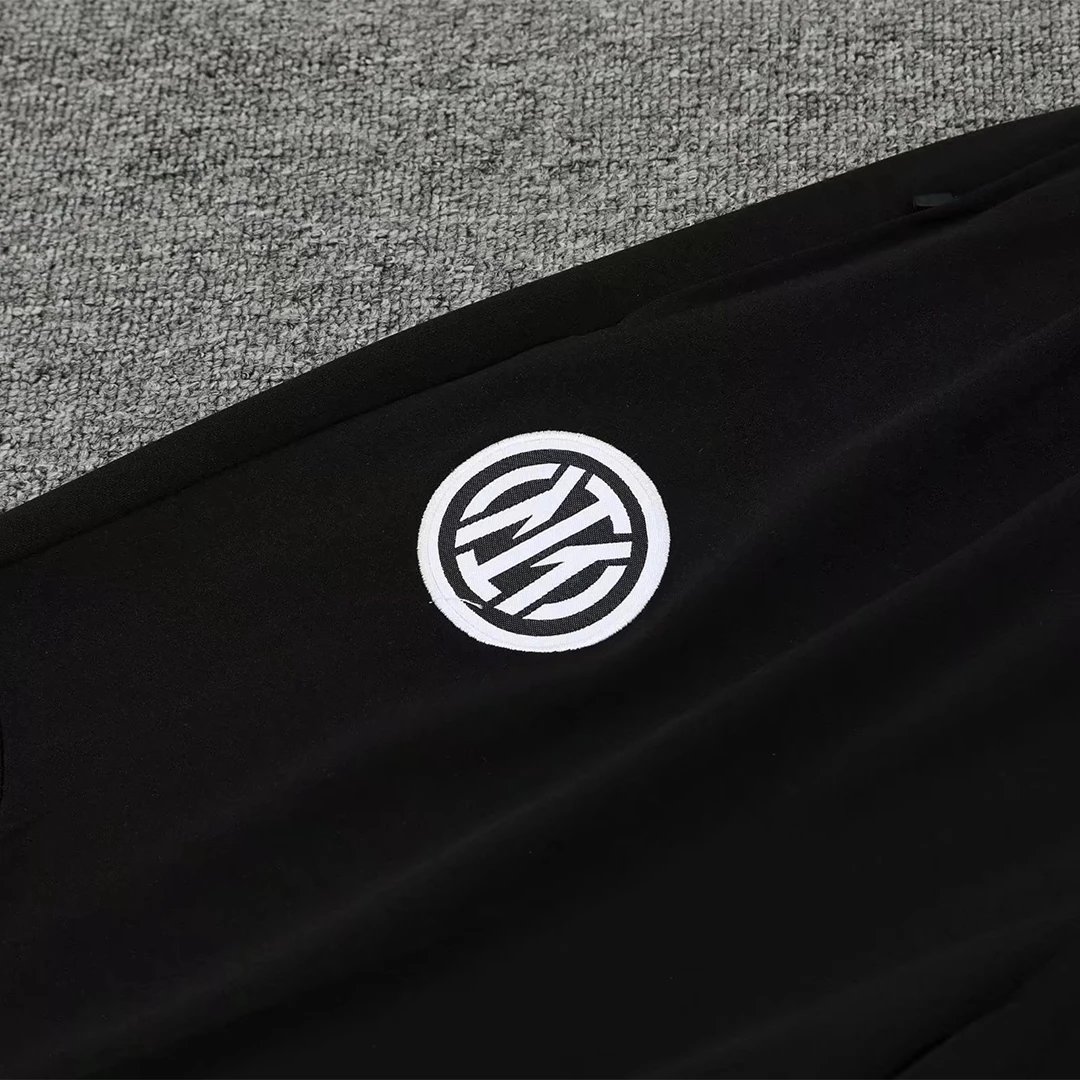 Inter Milan 2022 1 4 Zip Tracksuit 23 Black — Photo 12