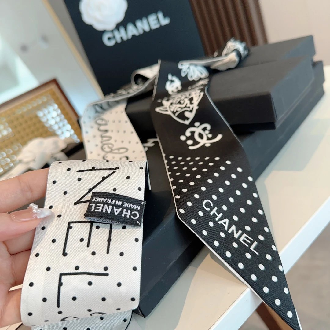 Chanel Silk Hair Ribbon Ver.H — Zdjęcie 7