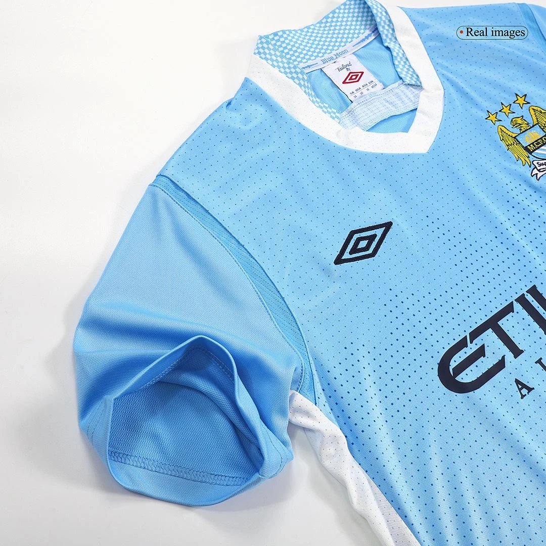 Manchester City 11/12 Retro Home Jersey — Zdjęcie 9