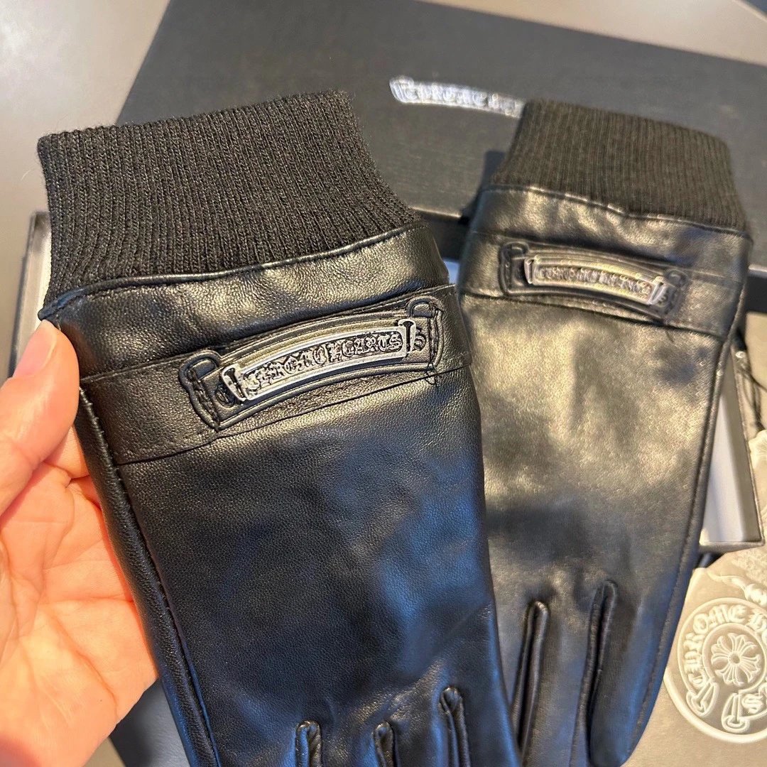 Chrome Hearts Lambskin Cashmere Gloves Ver.A — QC