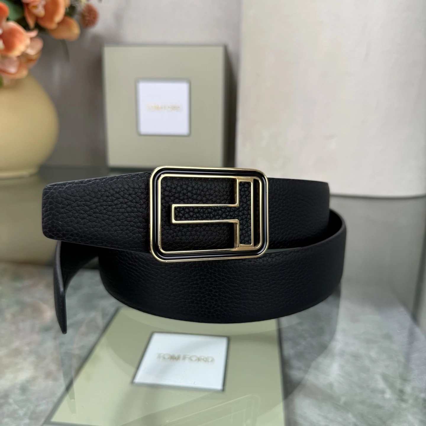 Tom Ford Leather Reversible Belt Ver.H — photo 8