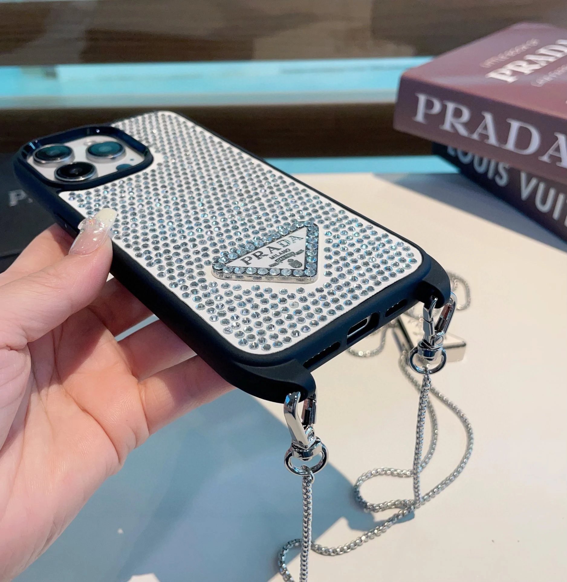 Prada Crossbody Strap Phone Case Ver.B — QC