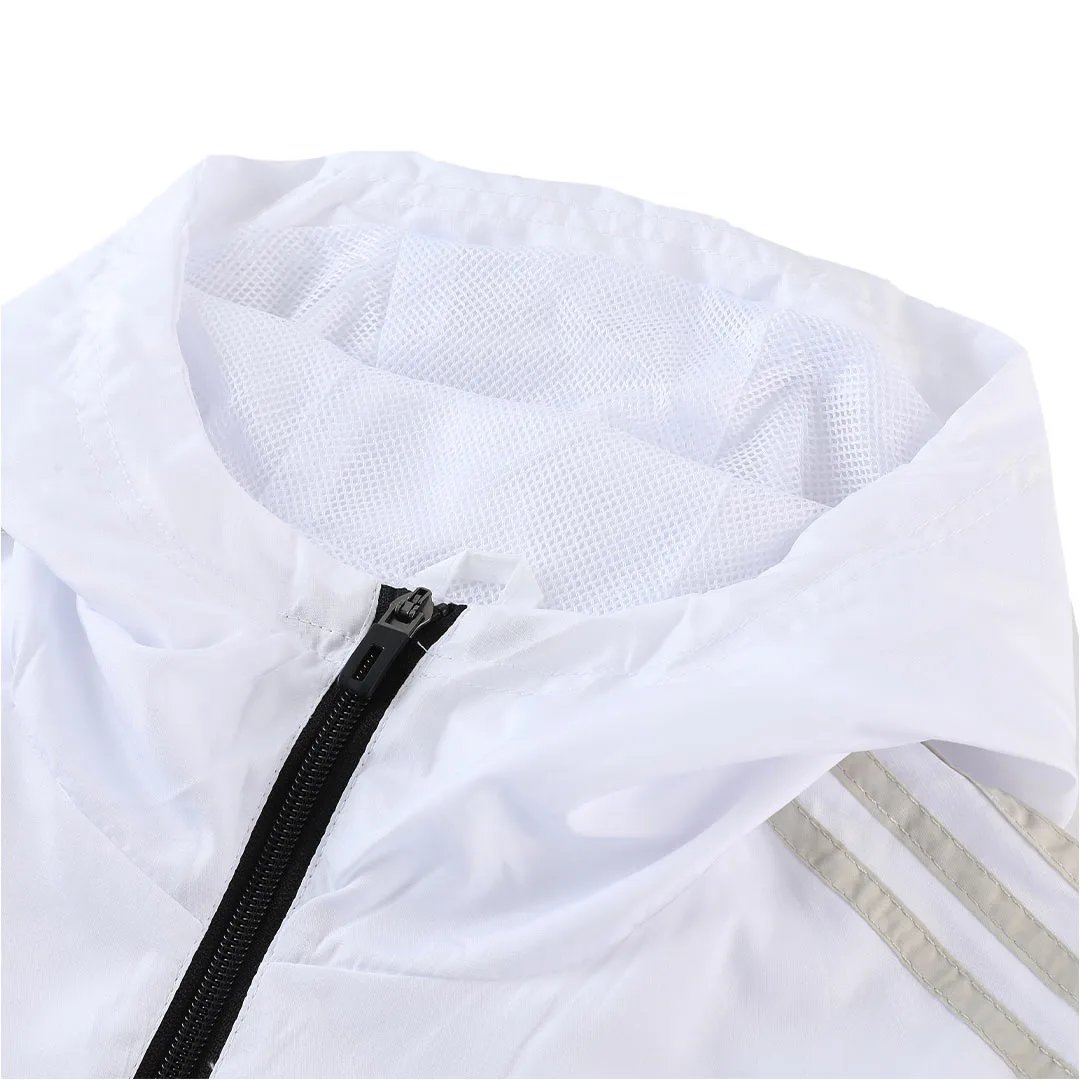 Sao Paulo 2023 FC Hoodie Windbreaker Jacket 24 White Black — Zdjęcie 3