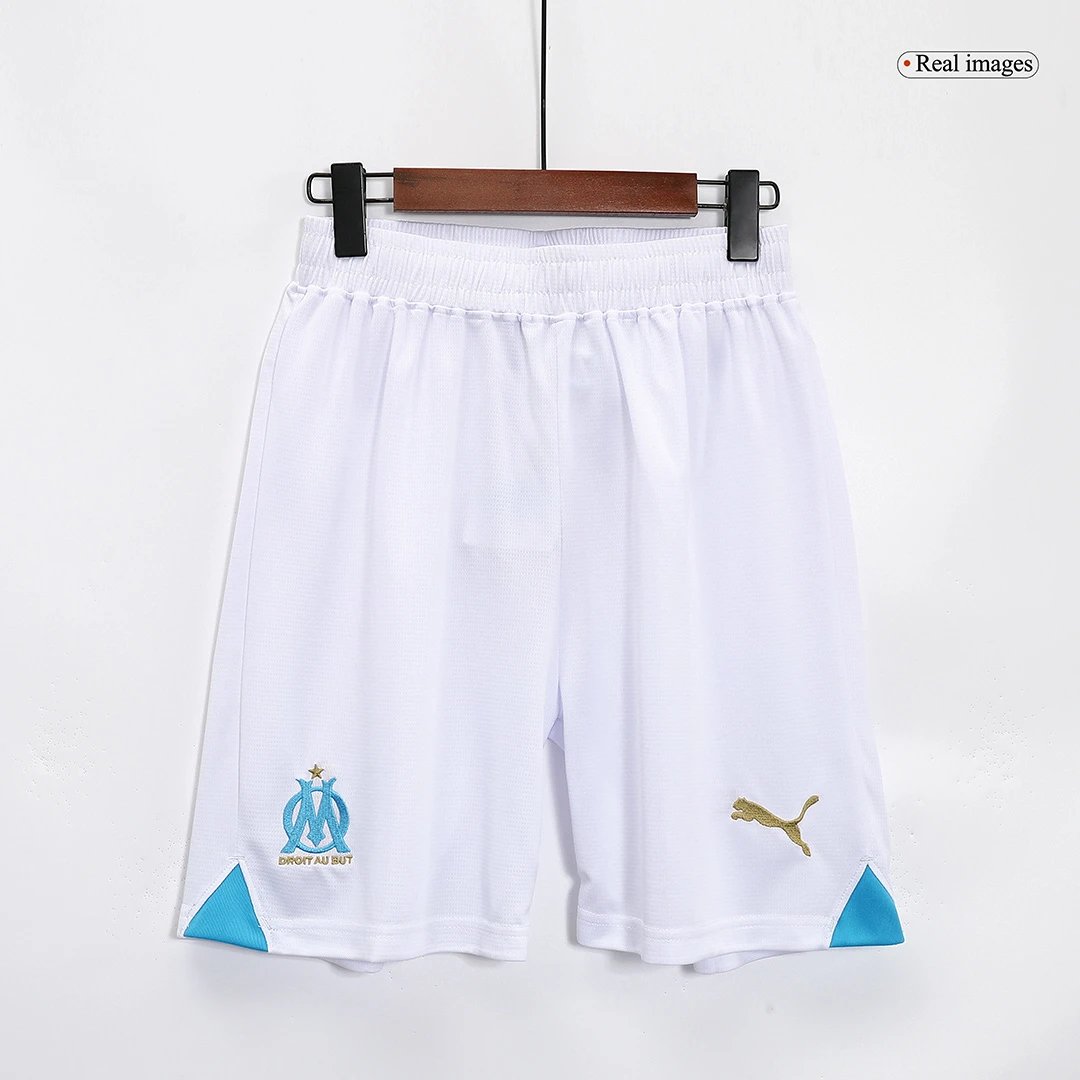 Marseille Home Soccer Shorts 2023 24 — photo 3