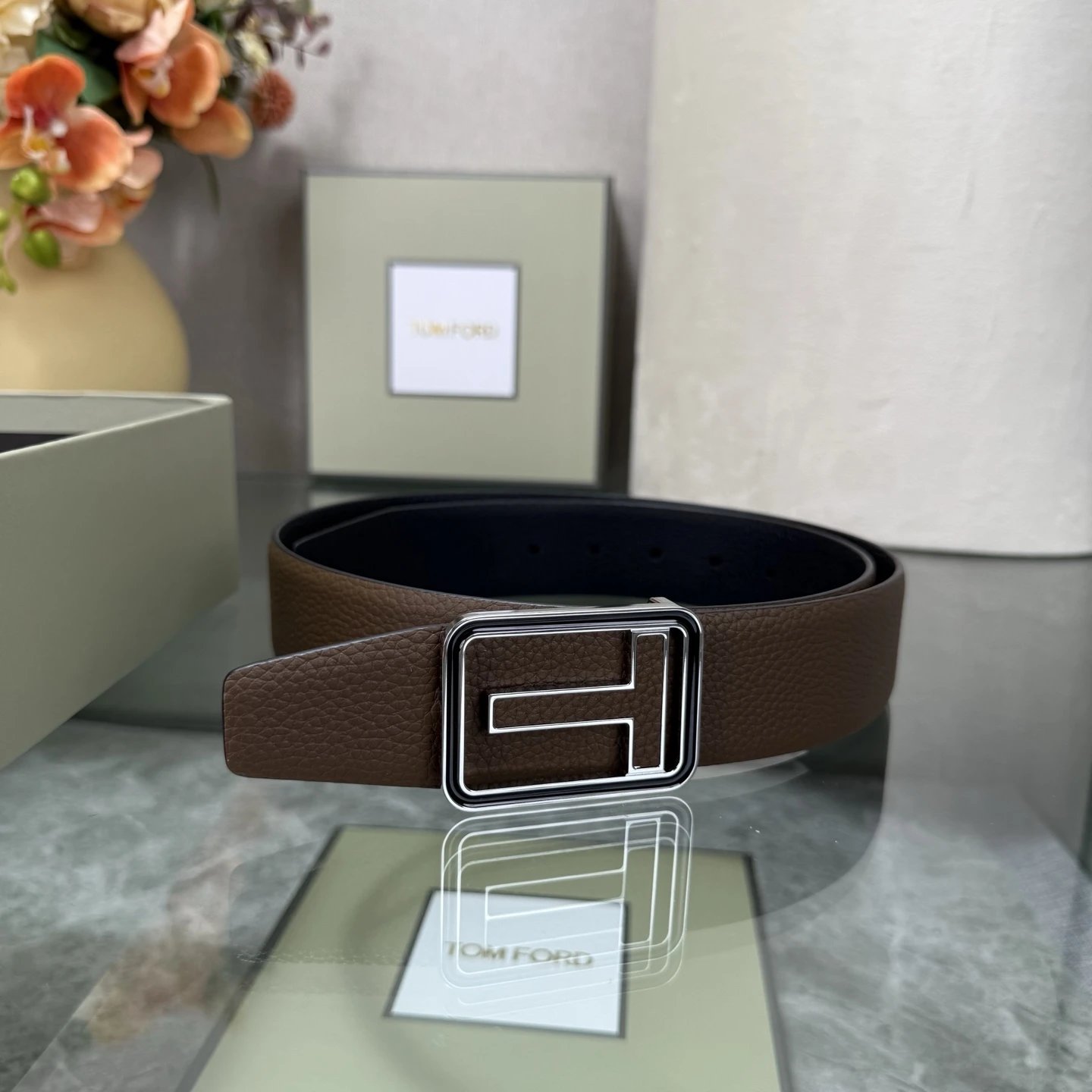 Tom Ford Leather Reversible Belt Ver.I — photo 2
