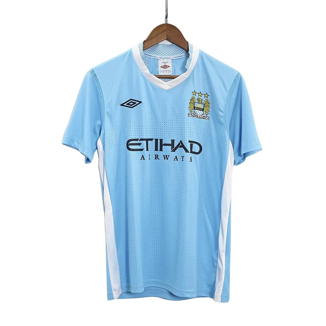 Manchester City 11/12 Retro Home Jersey — Zdjęcie 3