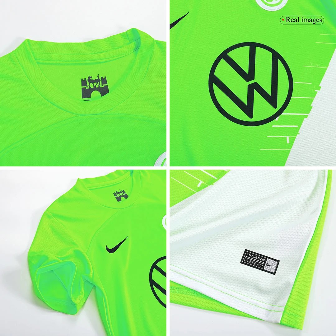 Wolfsburg VfL 23/24 Home Jersey - Kids — Zdjęcie 8