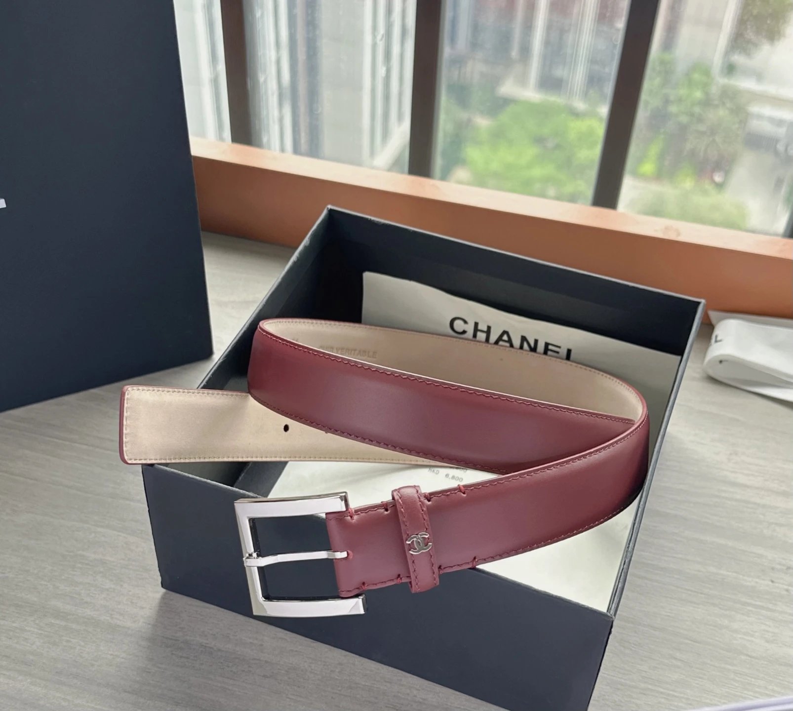 Chanel Leather Reversible Belt Ver.H — photo 3