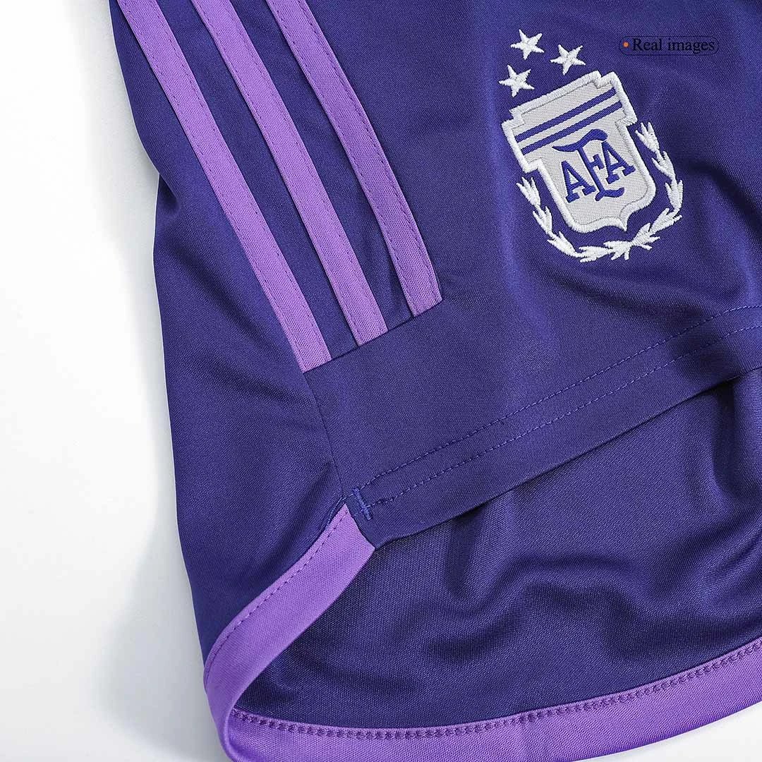 Argentina Away Soccer Shorts 2022 Three Stars — photo 7