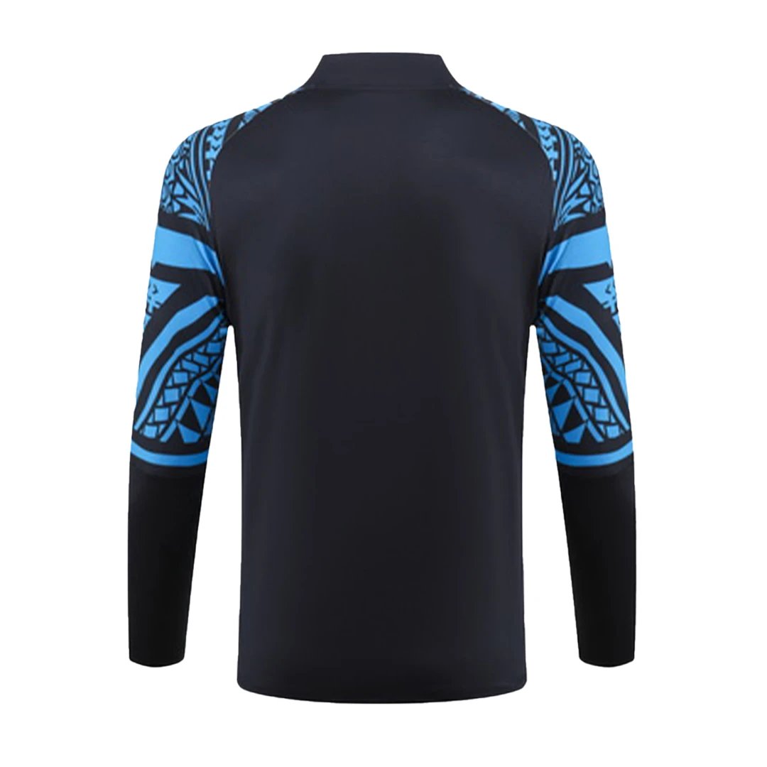 Napoli 2023 1 4 Zip Tracksuit 24 Black — Zdjęcie 4
