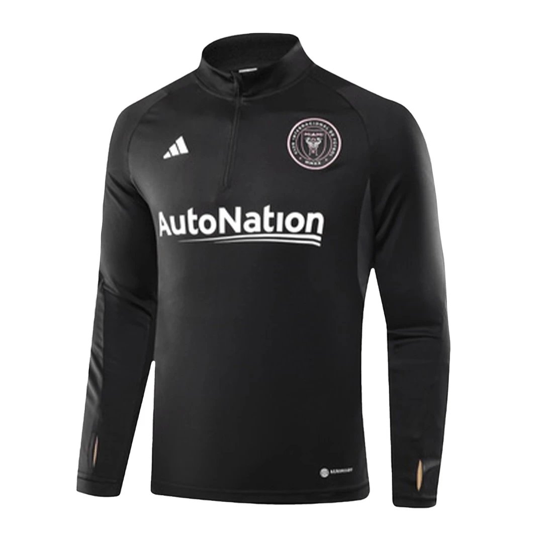 Inter Miami 2023 CF 1 4 Zip Tracksuit 24 Kids Black — Photo 3