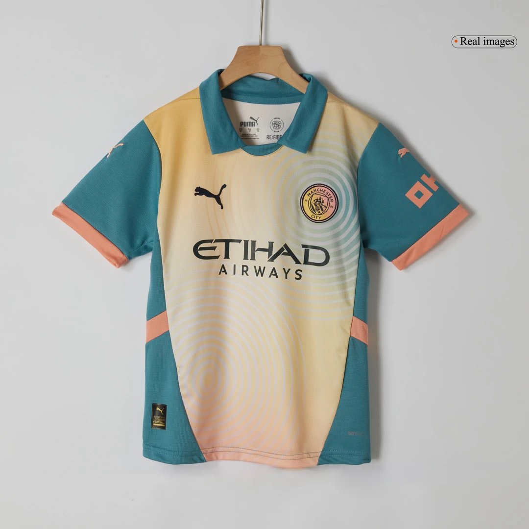 Manchester City 24/25 Fourth Jersey - Kids — Zdjęcie 4