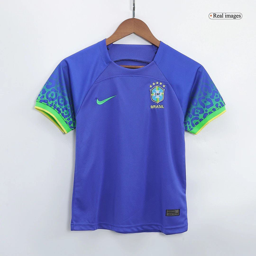 Brazil 2022 Away Jersey - Kids — Zdjęcie 4