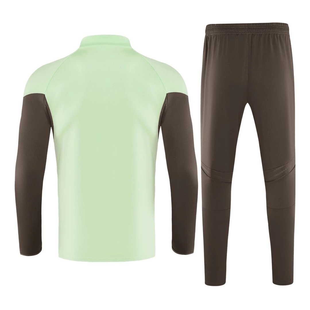 Real Madrid 2025 1 4 Zip Tracksuit 26 Kids Green — Photo 2