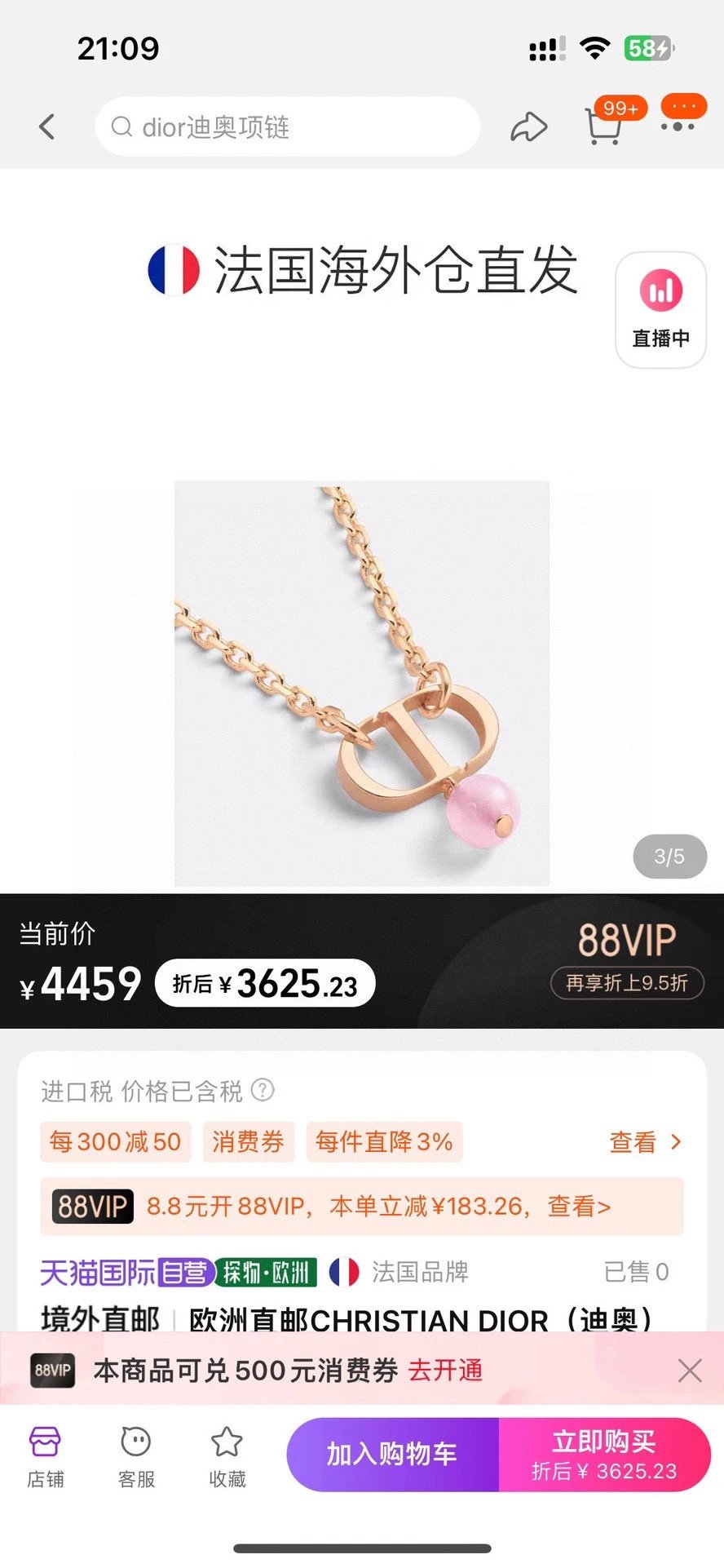 Dior Earrings Ver.E — QC